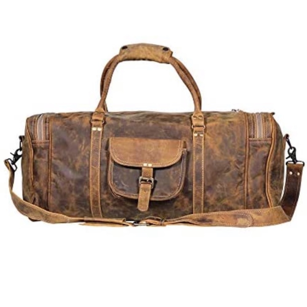 Premium leather duffle - Picture 2 of 5
